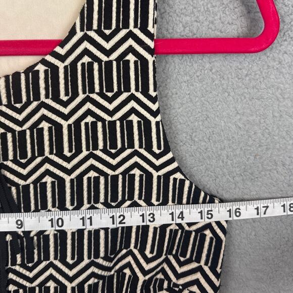 Leifsdottir Anthropologie Fit & Flare Quilted Dress Full Front Zip Size 6 Winter - Picture 4 of 9